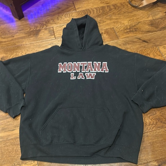 Black Montana law sweatshirt, size extra large - Picture 1 of 3